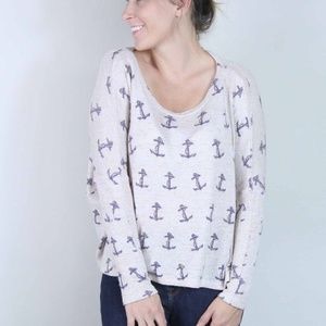 Anchor Hook Sweater Small